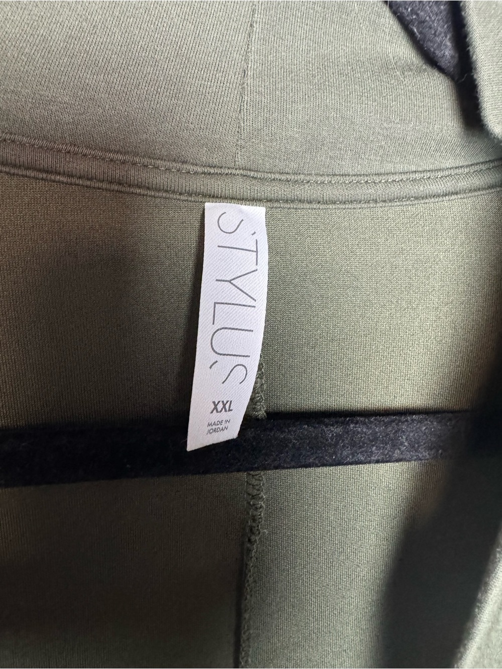 Stylus Women's Open-Front Olive Green Cardigan XXL - Picture 3 of 6